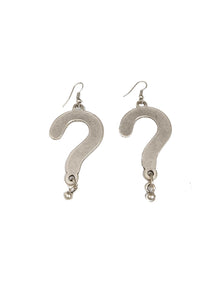 2230010 Question Mark Shaped Earrings *Last Pair