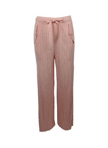 3230059 Drawstring Side Pocket Pleats Pants *Pink * Last Piece *