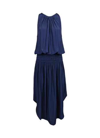 N180079 Sleeveless Midi Dress *Navy Blue *Last PIece