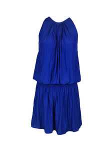 N180060 Elastic Waist Dress *Blue *Last Piece