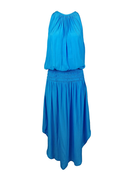 N180079 Sleeveless Midi Dress *Light Blue